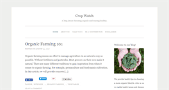 Desktop Screenshot of cropwatch.org